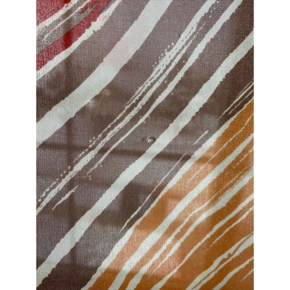 Vtg Robinson Golluber Scarf Twill Silk  Abstract Tiger Print Hankie 21" Square - Picture 7 of 9